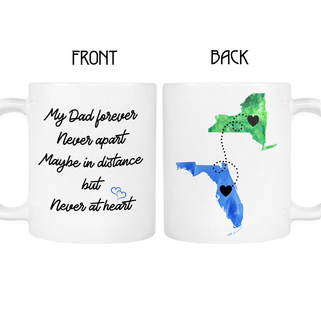 Dad Long Distance State Mug