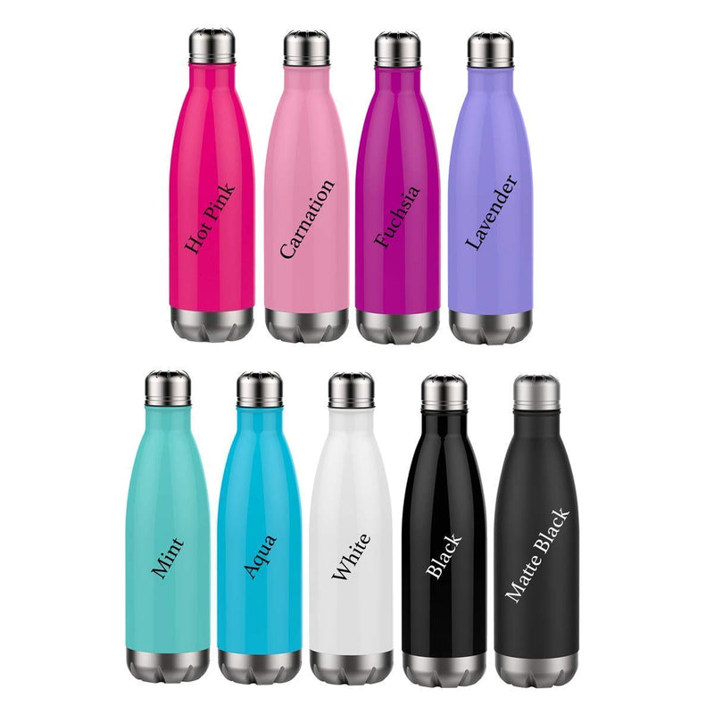 Personalized Travel Water Bottle 17oz