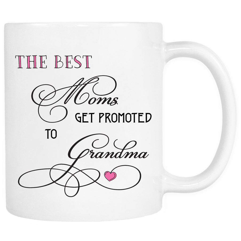 The best moms and dads get promoted to Grandma and Grandpa Mug Set