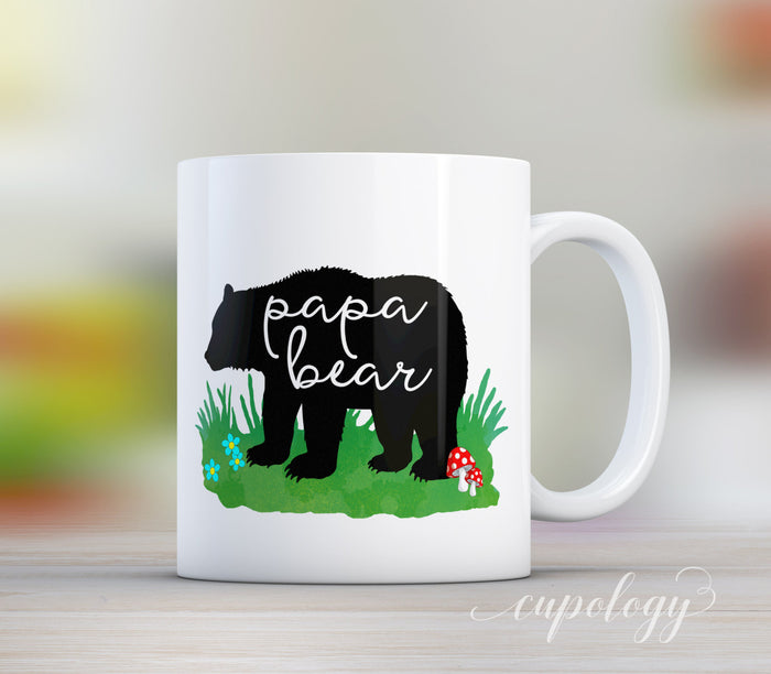 Personalized Papa Bear Mug