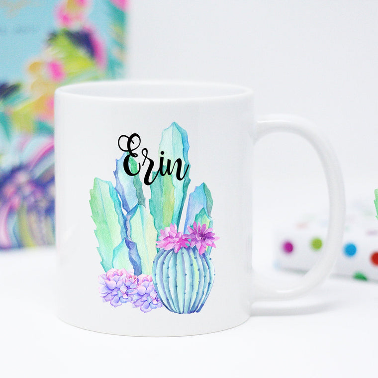 Personalized Cactus Mug