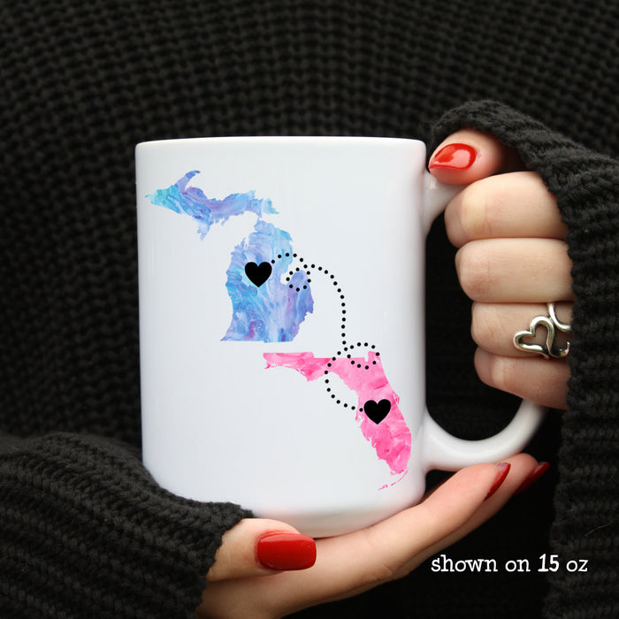 Mom Long Distance State Mug