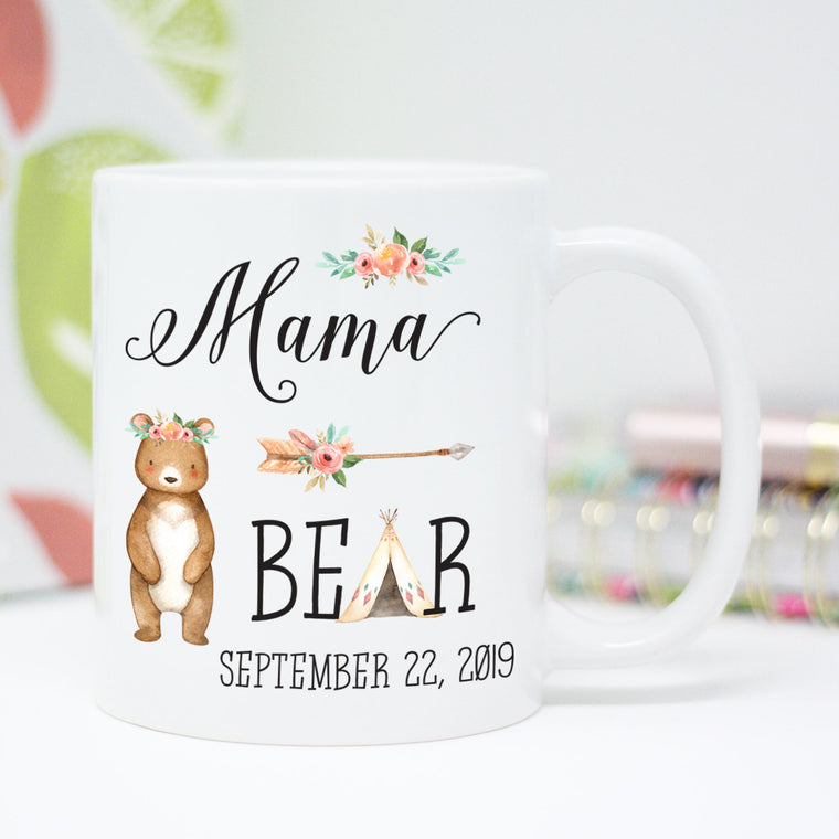 Personalized Mama Bear Mug