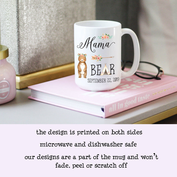 Personalized Mama Bear Mug