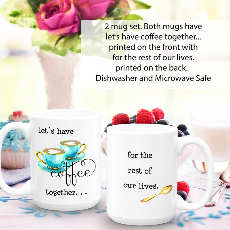 Let's Have Coffee Together Two Mug Set