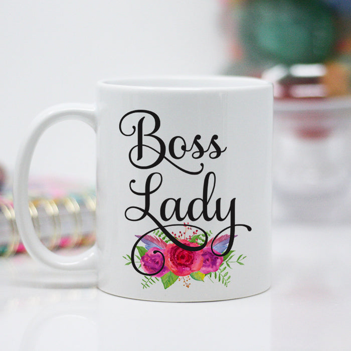 Boss Lady Ceramic Coffee Mug