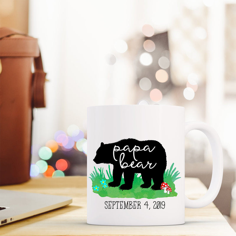 Personalized Papa bear Ceramic Mug