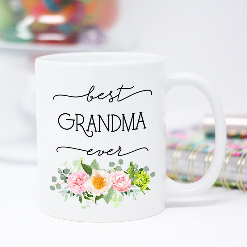 Best Grandma Ever, Grandma Mug, Custom Personalized Name, Mimi, Gigi, Nana, Abuela, New Grandma, Grandma Gift, Gifts for Grandma