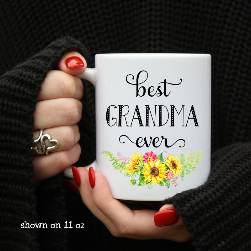 Personalized Best Grandma Ever Coffee Mug