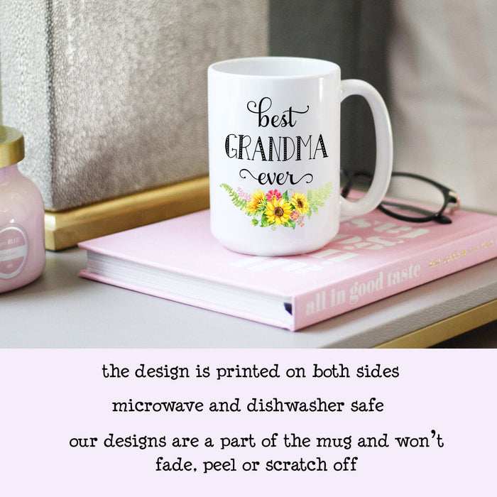 Personalized Best Grandma Ever Coffee Mug