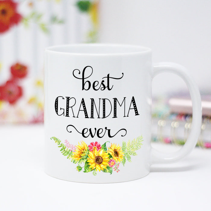 Personalized Best Grandma Ever Coffee Mug