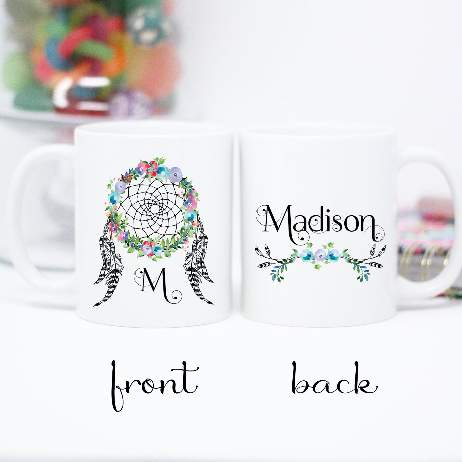 Personalized Name Dream Catcher Mug