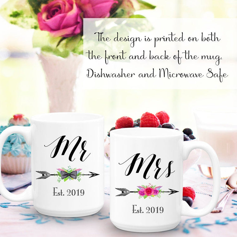 Mr and Mrs Mug Set