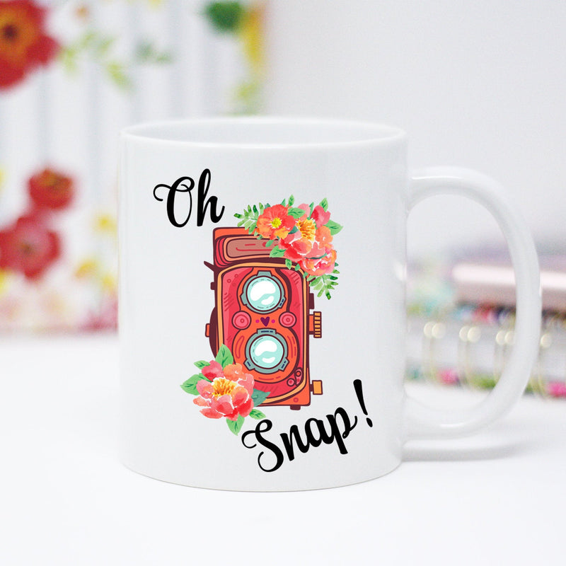 Camera Mug, Oh Snap! Coffee Mug