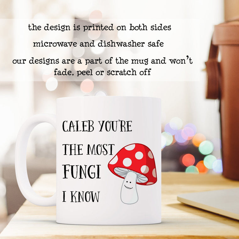 Custom Name Fungi Coffee Mug