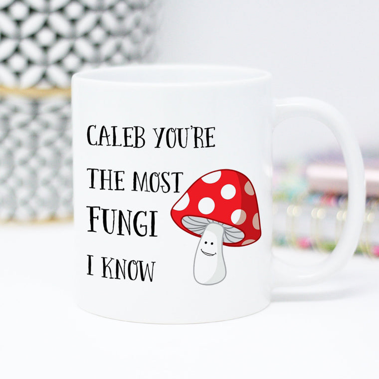 Custom Name Fungi Coffee Mug